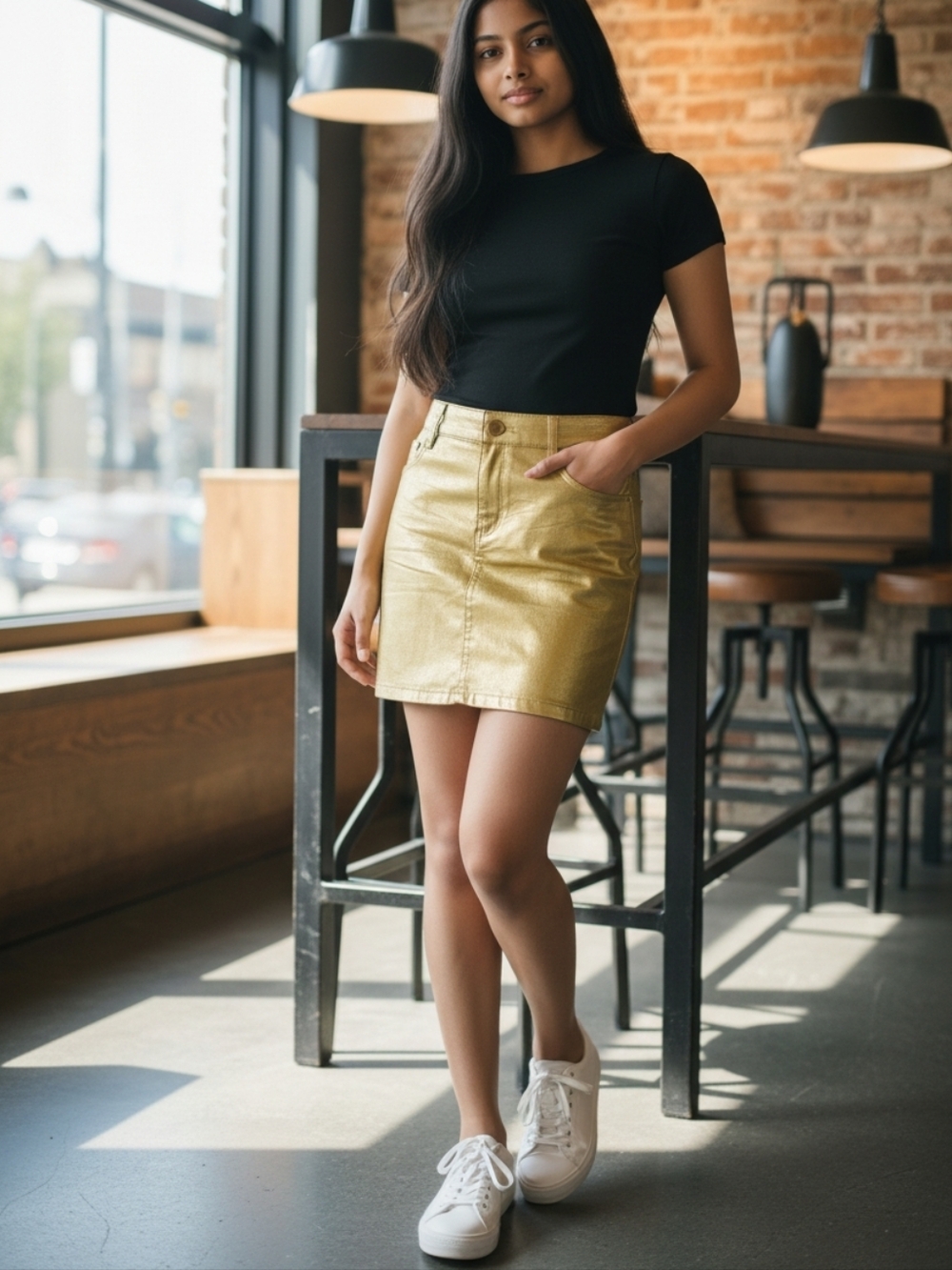 Newer Tags BCBG Gold Skirts